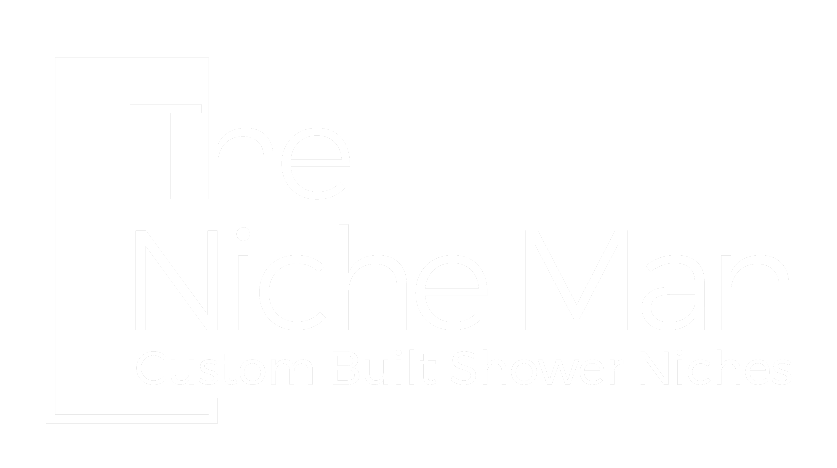 The Niche Man | Shower Niches Custom Made